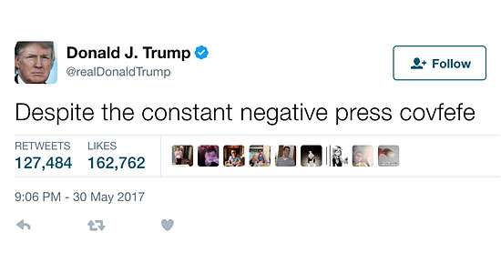 Donald Trump Covfefe